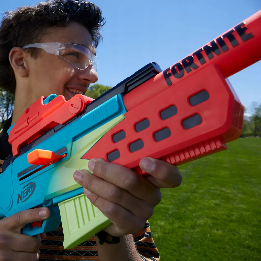 NERF ZESTAW FORTNITE STORM SCOUT SNAJPERKA F8346 + MEGA