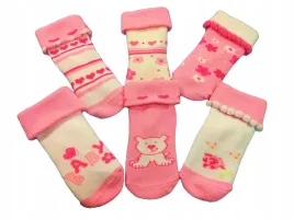 skarpetki-niemowlece-6-12m-dziewczynka-6-pak