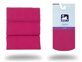 rajstopki-bawelniane-wola-gladkie-bordowe-152-158