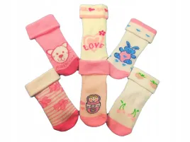 skarpetki-niemowlece-6-12m-dziewczynka-6-pak