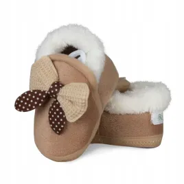 buciki-paputki-niemowlece-cieple-kokarda-0-24m