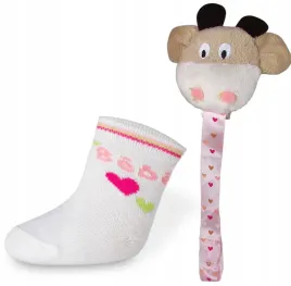 skarpetki-niemowlece-krowka-z-klipsem-na-smoczek