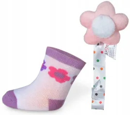 skarpetki-niemowlece-kwiatek-z-klipsem-na-smoczek