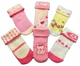 skarpetki-niemowlece-6-12m-dziewczynka-6-pak