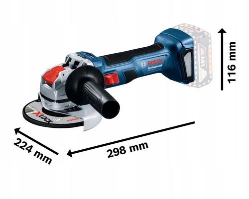 Akumulatorowa Szlifierka Kątowa z X-LOCK Bosch Professional