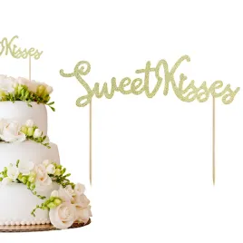 topper-na-piku-na-tort-zloty-brokatowy-slodkie-calusy-na-slub-wesele-25cm