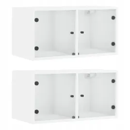 szafki-wiszace-2-szt-szklane-drzwi-biale-685x37x35-cm