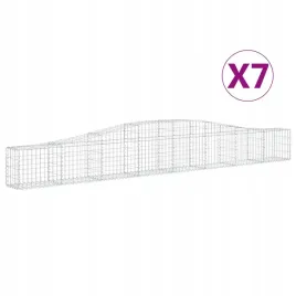 kosze-gabionowe-7-szt-400x30x40-60-cm-galwanizowane-zelazo