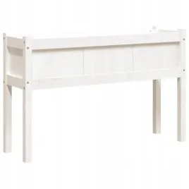 donica-ogrodowa-z-nogami-biala-110x31x70-cm-drewno-sosnowe
