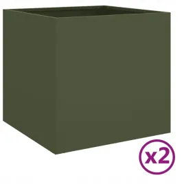 donice-2-szt-oliwkowe-42x40x39-cm-stal-walcowana-na-zimno