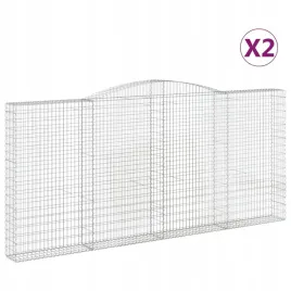 kosze-gabionowe-2-szt-400x30x180-200-cm-galwanizowane-zelazo