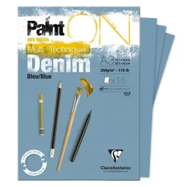 blok-klejony-a3-paint-on-denim-blue-15ark-250g-clairefontaine