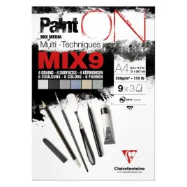 blok-klejony-a4-paint-on-mix9-9kol-27ark-250g-clairefontaine