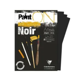 blok-klejony-a4-paint-on-noir-20ark-250g-clairefontaine