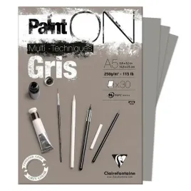 blok-klejony-a5-paint-on-gris-30ark-250g-clairefontaine