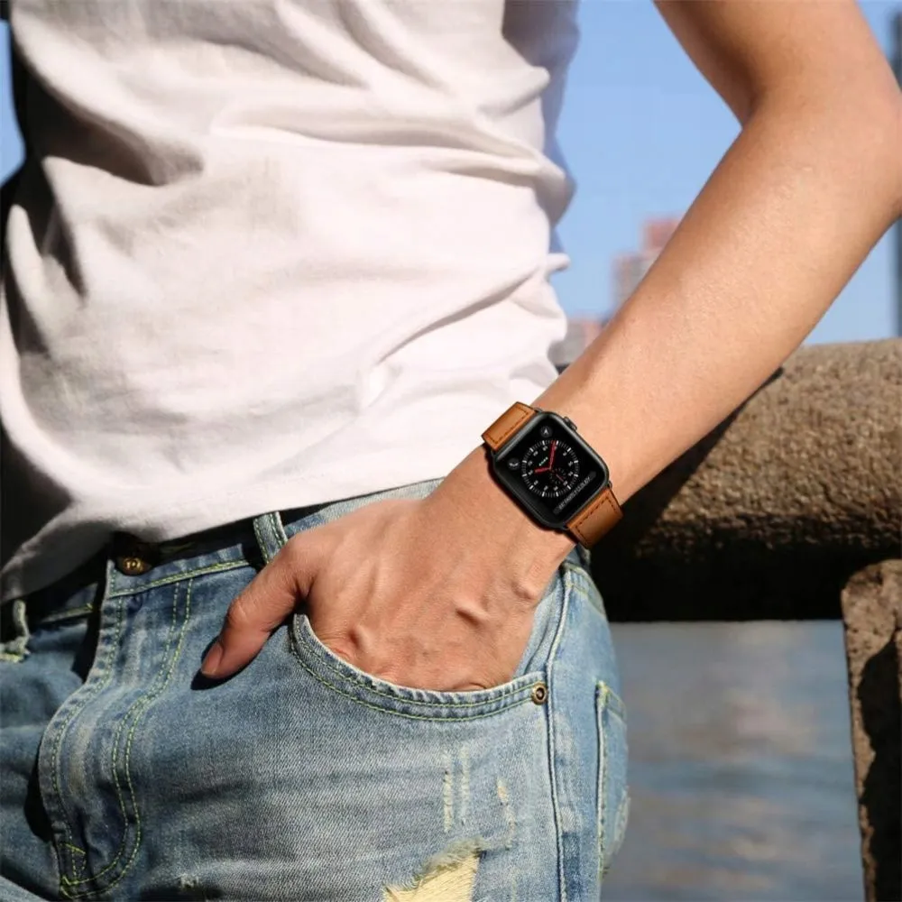 pasek-tech-protect-do-apple-44mm-brazowy