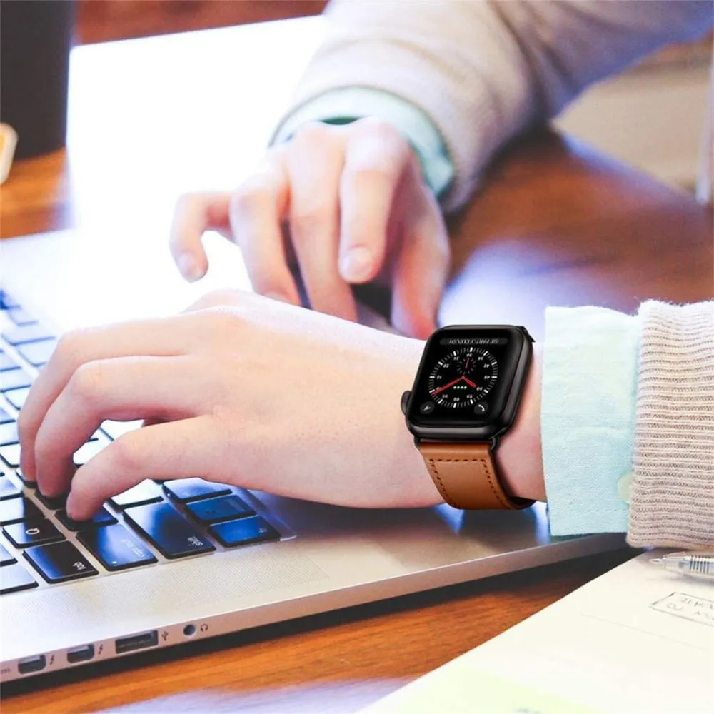 pasek-tech-protect-do-apple-44mm-brazowy