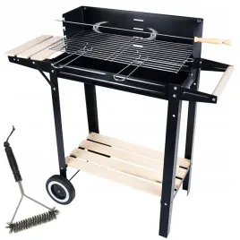 solidny-grill-weglowy-ogrodowy-na-kolkach-polki-ruszt-duzy-rozen-palenisko