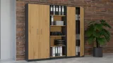 regal-oliv-2d-antracyt-artisan-marka-bez-marki-stan-nowy