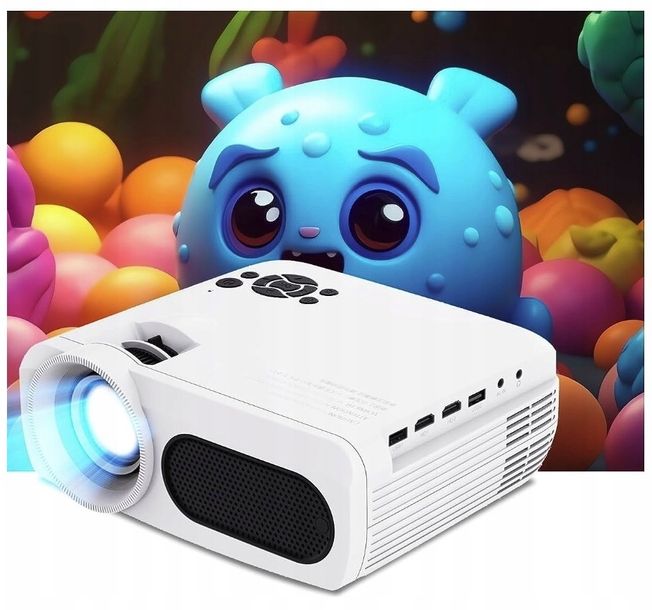 Projektor LED VIZIO-TECH S1 4K HD Projector biały