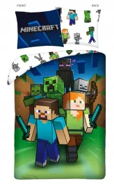 posciel-dziecieca-minecraft-140-x-200-cm-halantex-100percent-bawelna-steve-alex