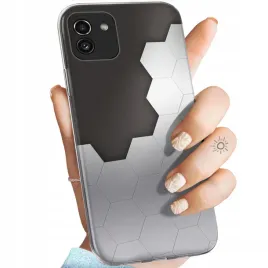 etui-do-samsung-galaxy-a03-wzory-szare-metallic-grey-obudowa-pokrowiec-case
