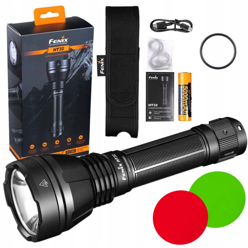 Latarka myśliwska diodowa Fenix HT32 2500 lm + Dioda Latarka myśliwska diodowa Fenix HT32 2500 lm + Dioda