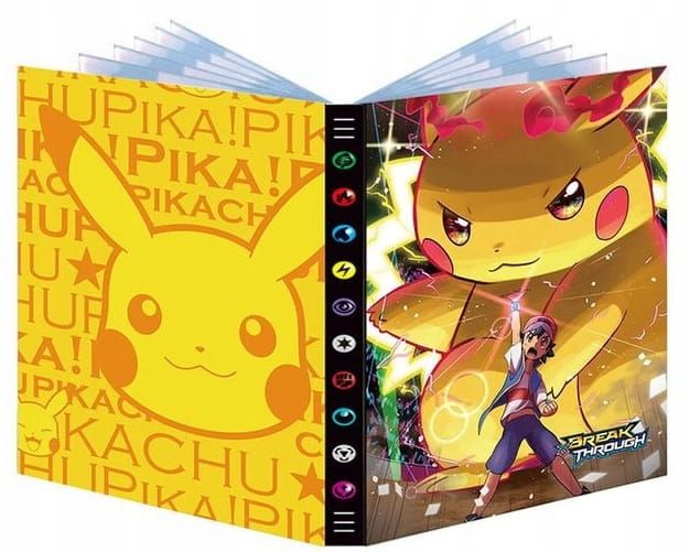 Album Kolekcjonerski Pokemon Nowy Kolorowy Na 240 Kart z