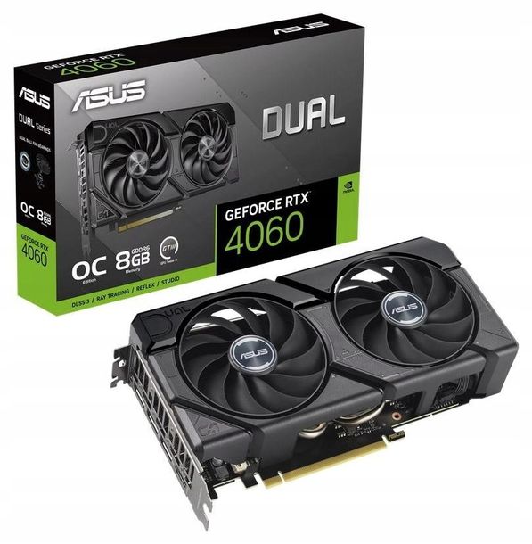 GeForce ASUS RTX 4060 DUAL EVO OC 8GB