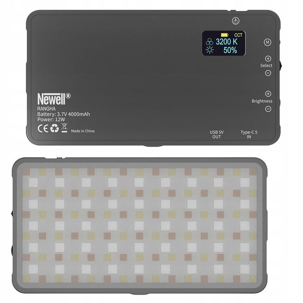 ﻿Lampa LED Newell RGB-W Rangha 2500 K – 9900 K 1500 Lux + Pokrowiec