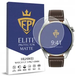 szklo-5d-matowe-do-huawei-watch-gt-3-pro-43mm-nietlukace-brak-odciskow-palc