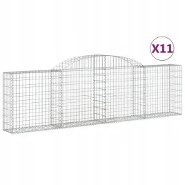 kosze-gabionowe-11-szt-300x30x80-100-cm-galwanizowane-zelazo