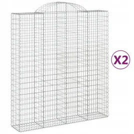 kosze-gabionowe-2-szt-200x50x220-240-cm-galwanizowane-zelazo