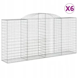 kosze-gabionowe-6-szt-300x50x140-160-cm-galwanizowane-zelazo