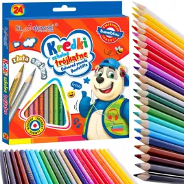 kredki-olowkowe-bambino-drewniane-trojkatne-24-kolorow-zlota-i-srebrna