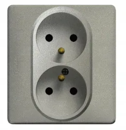 legrand-celiane-gniazdo-podwojne-2x2p-z-srebrne-szare-067137t