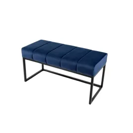 lawka-do-przedpokoju-loft-pufa-tapicerowana-granatowa