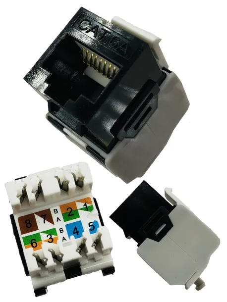 Dexlan 272928 - Embase RJ45 CAT. 6A blindée certifiée DELTA Dexlan 272928 - Embase RJ45 CAT. 6A blindée certifiée DELTA