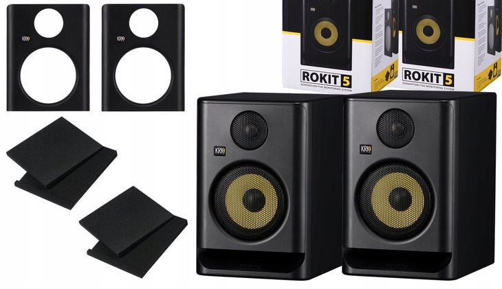 KRK ROKIT 5 G5 RP5 G5 CZARNE MONITORY STUDYJNE AKTYWNE PARA