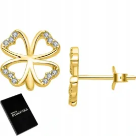 zlote-kolczyki-wkretki-koniczynki-kolczyki-sztyfty-damskie-srebro-proba-925