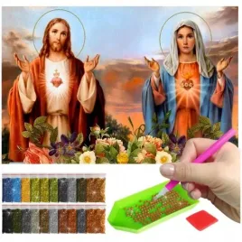 duzy-haft-diamentowy-60x40cm-jezus-maryja-ikona-mozaika-zestaw-5d-akcesoria