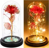 wieczna-roza-w-szkle-swiecaca-led-prezent-pudelko-grawer-walentynki-stan-nowy-waga-z-opakowaniem-0-4-kg