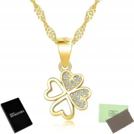 zloty-naszyjnik-lancuszek-damski-koniczynka-naszyjnik-srebro-proba-925