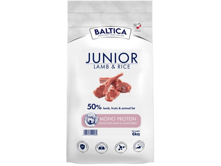 Фото - Корм для собак Baltica EXCELLENT Junior Lamb Rice L/XL 6kg 