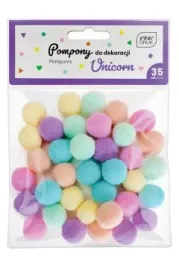 pompony-do-dekoracji-35szt-unicorn-interdruk