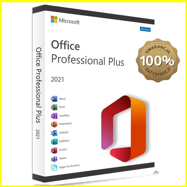 Microsoft Office Professional Plus 2021 PL NOWY 1 PC FAKTURA