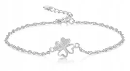 bransoletka-srebrna-damska-celebrytka-koniczynka-bransoletka-srebro-925