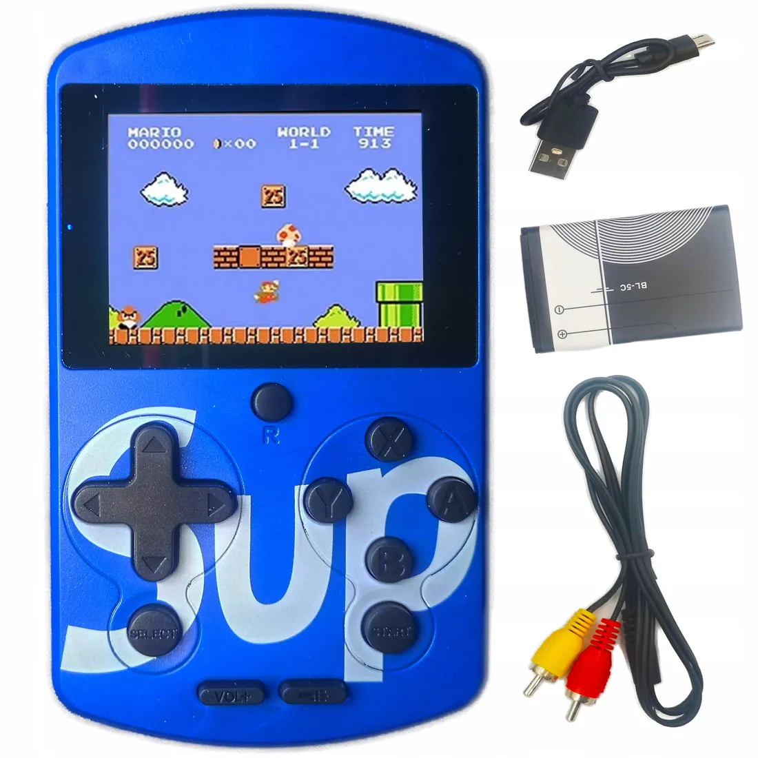 KONSOLA DLA DZIECI GIERKA ELEKTRONICZNA KONSOLKA RETRO MARIO