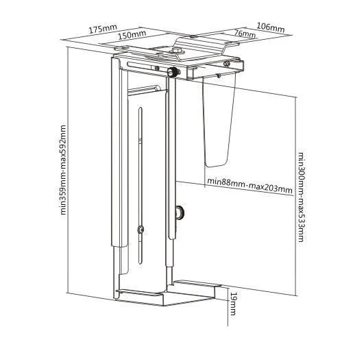 uchwyt-na-komputer-techly-scienny-podblatowy-model-ica-cs-66