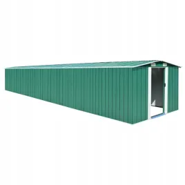 szopa-ogrodowa-zielona-257x779x181-cm-stal-galwanizowana